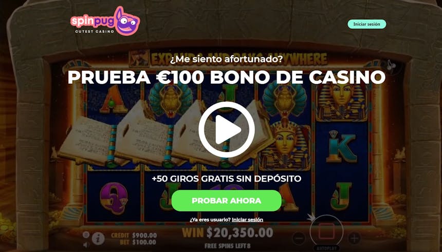 Spin Pug bono e promozioni