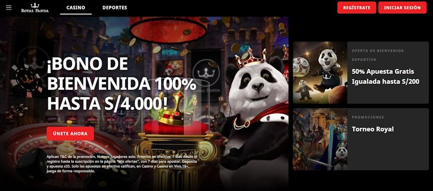 Royal Panda bono e promozioni