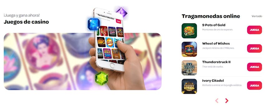 Spin Casino tragamonedas
