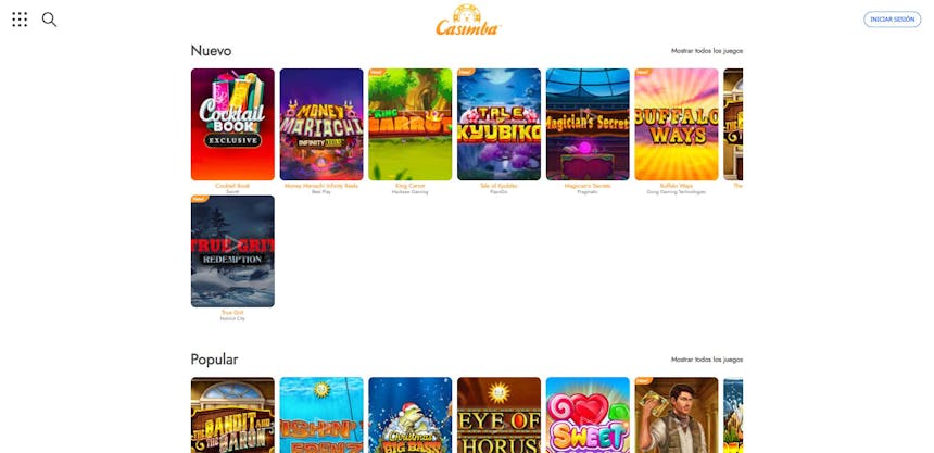 Juegos de casino de Casimba